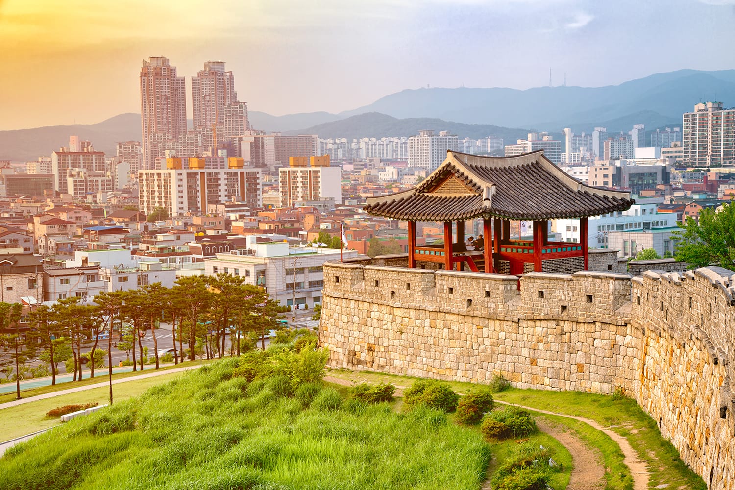 Seoul cityscape in South Korea